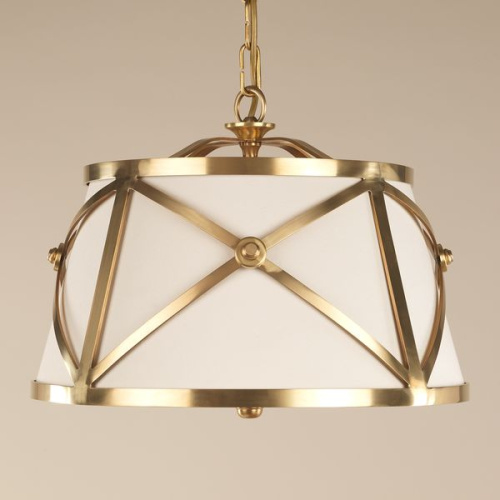 Фото №1 - Chandelier with lampshade Menton(2S118558)