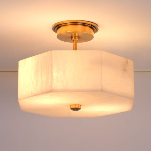 Фото №1 - Oakley alabaster ceiling lamp(2S125519)