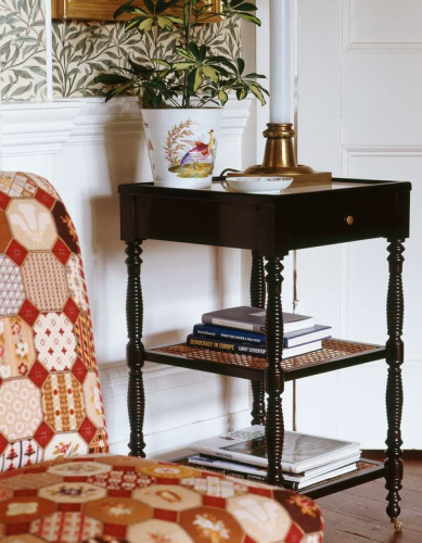 Фото №2 - French Cane Bookcase Table(2S126775)