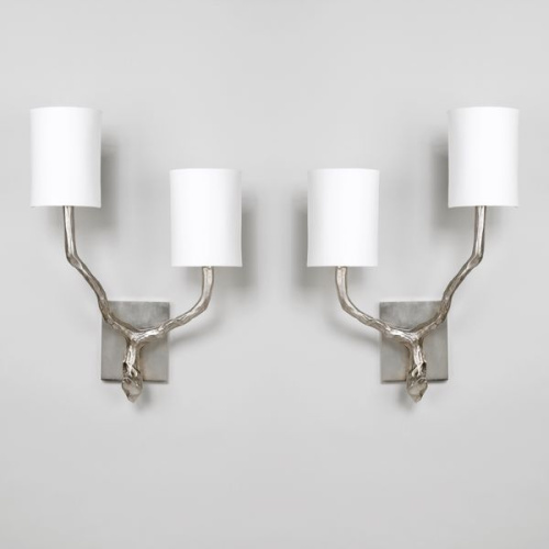 Фото №1 - Wall lamp two-horn Twig Wall - pair(2S125309)