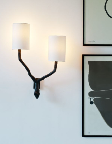 Фото №2 - Wall lamp two-horn Twig Wall - pair(2S125308)