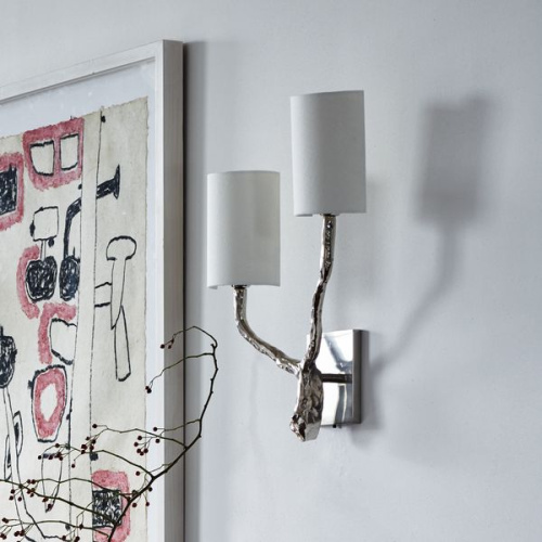 Фото №3 - Wall lamp two-horn Twig Wall - pair(2S125309)