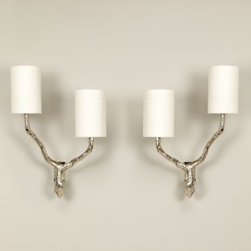 Фото №1 - Wall lamp two-horn Twig Wall - pair(2S125310)