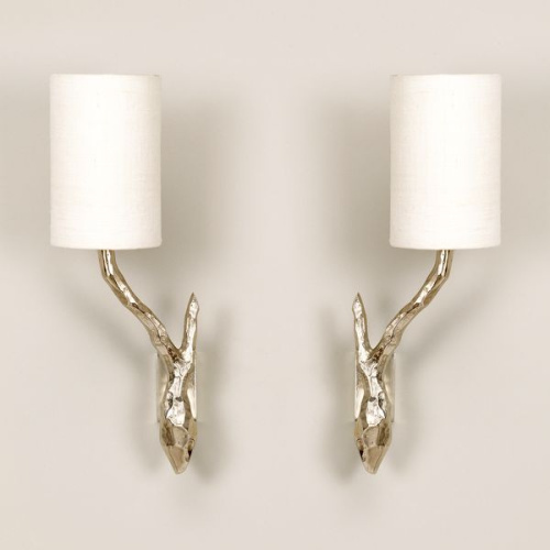 Фото №1 - Wall lamp two-horn Twig Wall - pair(2S125305)