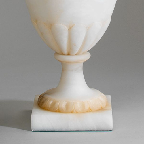Фото №3 - Table lamp alabaster vase Trento(2S117829)