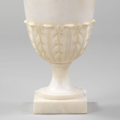 Фото №3 - Table lamp alabaster vase Alba(2S117826)