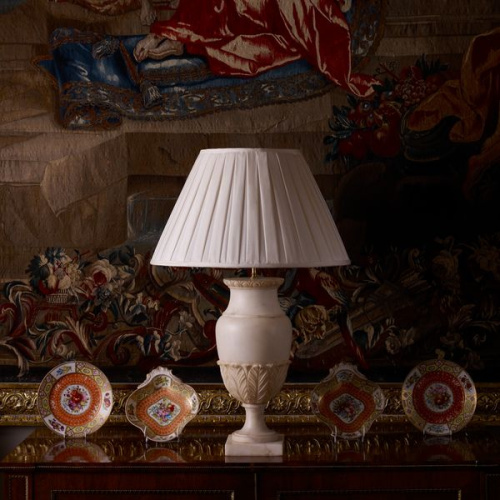 Фото №5 - Table lamp alabaster vase Alba(2S117826)