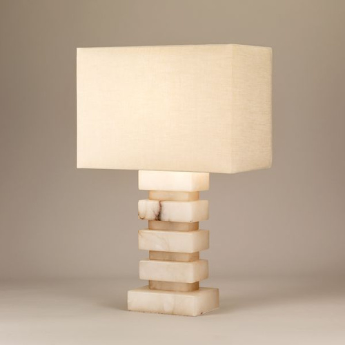 Фото №1 - Table lamp alabaster Cartagena(2S117823)
