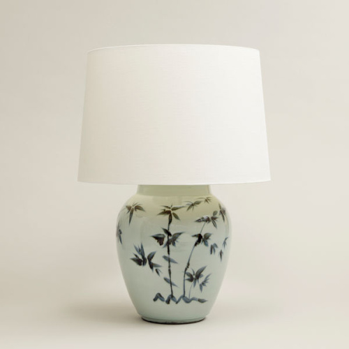 Фото №1 - Lamp table vase ceramic Bamboo Leaf(2S117866)