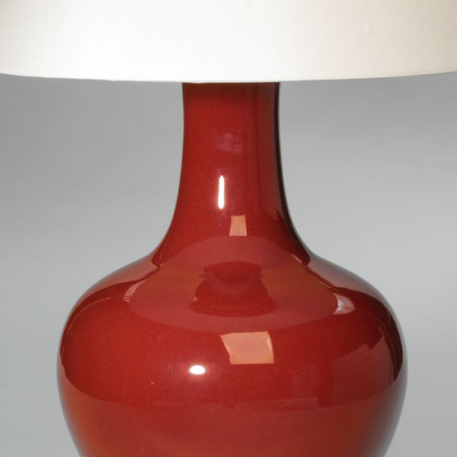 Фото №2 - Lamp table vase Sang de Boeuf(2S117867)