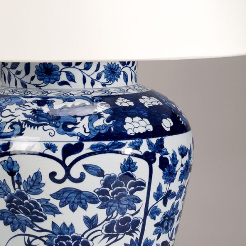 Фото №3 - Table lamp vase Imari - Blue and White(2S117860)
