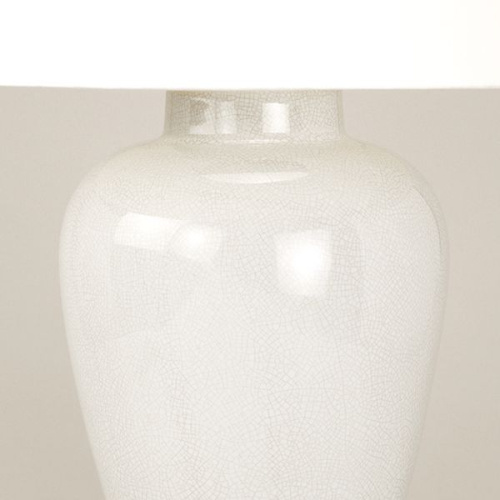 Фото №2 - Table lamp in the shape of a melon Crackled White(2S117835)