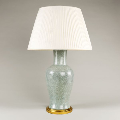 Фото №1 - Lamp Table Vase "Fish Tail" Cracked Duck Egg(2S117842)