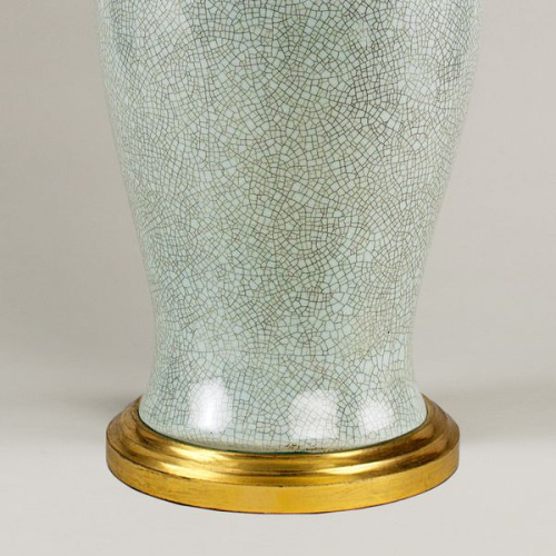 Фото №2 - Lamp Table Vase "Fish Tail" Cracked Duck Egg(2S117842)