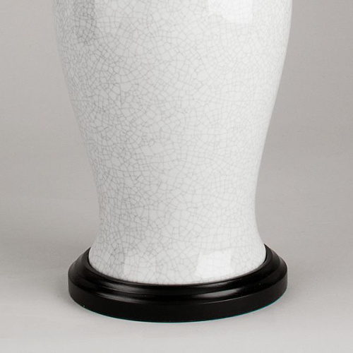 Фото №2 - Lamp Table Vase "Fishtail" Cracked White(2S117841)