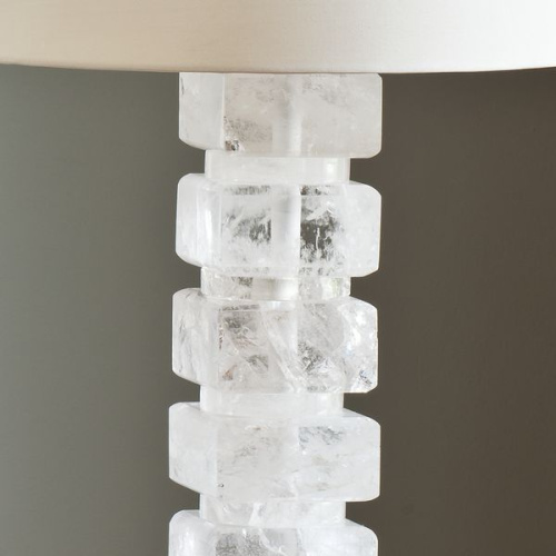 Фото №3 - Table lamp with columns made of rock crystal(2S117903)