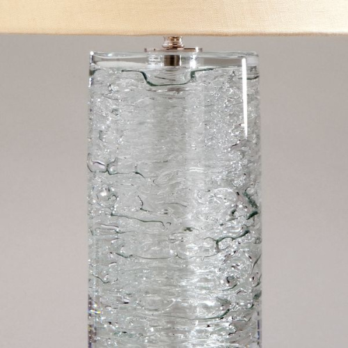 Фото №2 - Table lamp glass column Rutland(2S117905)