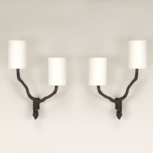 Фото №1 - Wall lamp two-horn Twig Wall - pair(2S125308)
