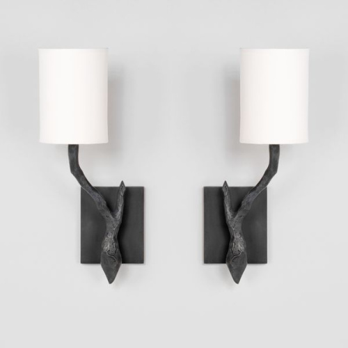 Фото №1 - Wall lamp two-horn Twig Wall - pair(2S125306)