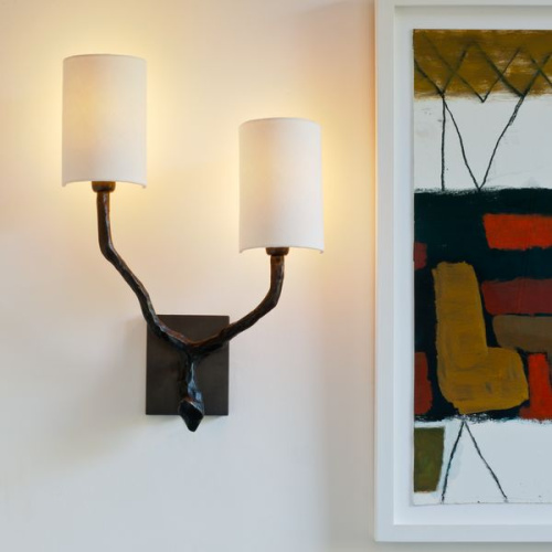 Фото №2 - Wall lamp two-horn Twig Wall - pair(2S125302)