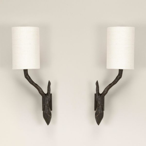 Фото №1 - Wall lamp two-horn Twig Wall - pair(2S125313)