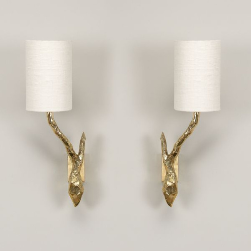 Фото №1 - Wall lamp two-horn Twig Wall - pair(2S125301)