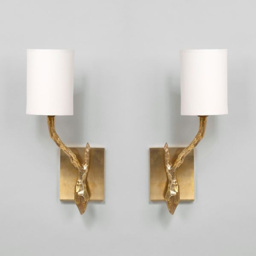 Фото №1 - Wall lamp two-horn Twig Wall - pair(2S125312)