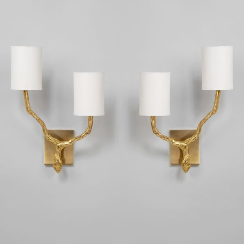 Фото №1 - Wall lamp two-horn Twig Wall - pair(2S125304)