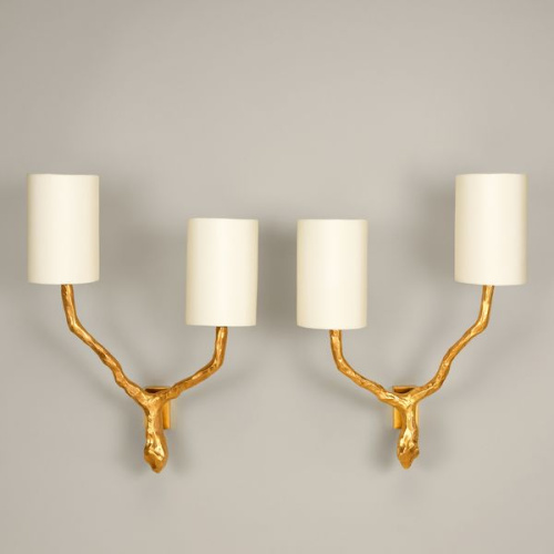 Фото №1 - Wall lamp two-horn Twig Wall - pair(2S125311)