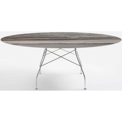 Фото №1 - Glossy Marble Dining Table(2S121408)