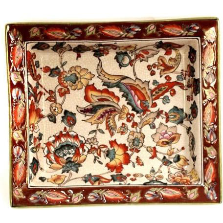 Фото №1 - KASHMIR RED Decorative plate(CEN.125)