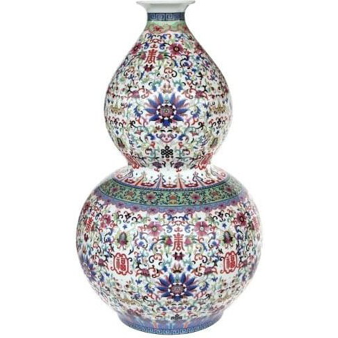 Фото №1 - Vase DOUBLE GOURD QIANLONG(TIP.267/W)