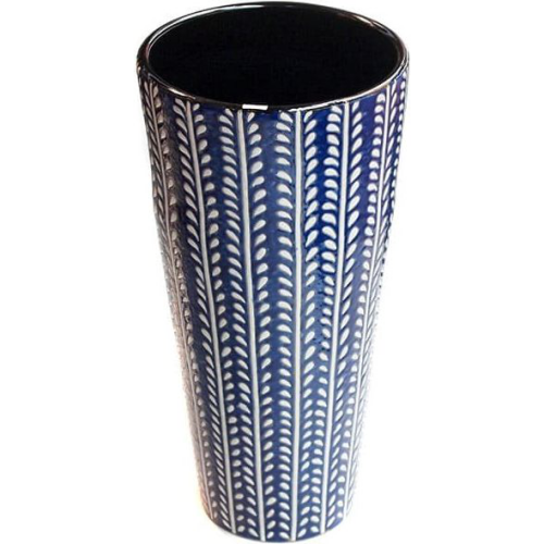 Фото №1 - FLORAL BLUE BACK Vase(LCL.010/LA)