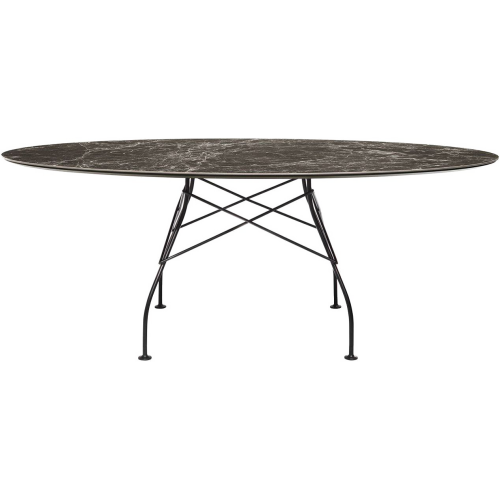 Фото №1 - Glossy Marble Dining Table(2S121420)