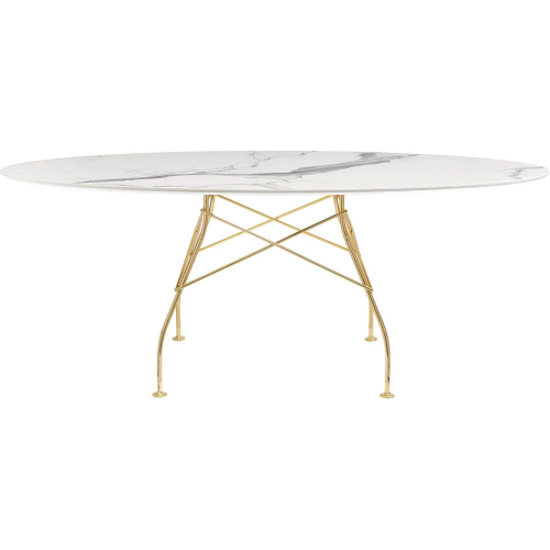 Фото №1 - Glossy Marble Dining Table(2S121405)