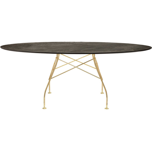 Фото №1 - Glossy Marble Dining Table(2S121402)