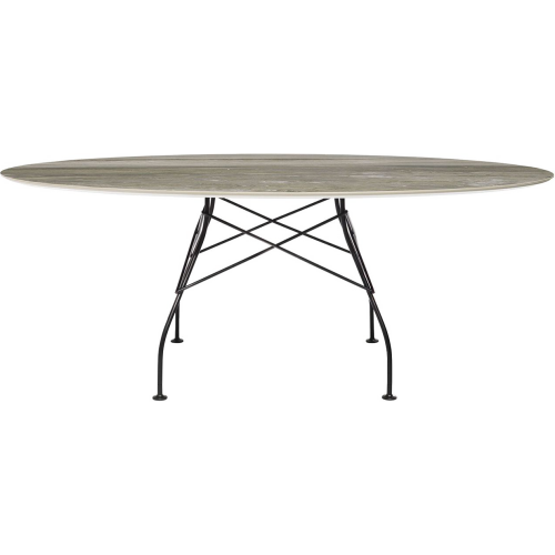 Фото №1 - Glossy Marble Dining Table(2S121410)