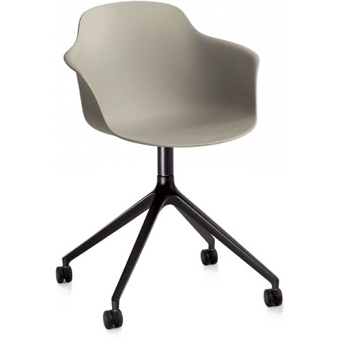 Фото №1 - Mood chair with armrests on an aluminum base(2S132228)