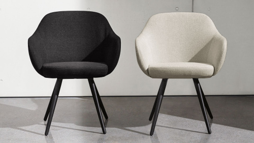 Фото №2 - Cadira chair with armrests on a conical base(CADIRACONESHAPED)