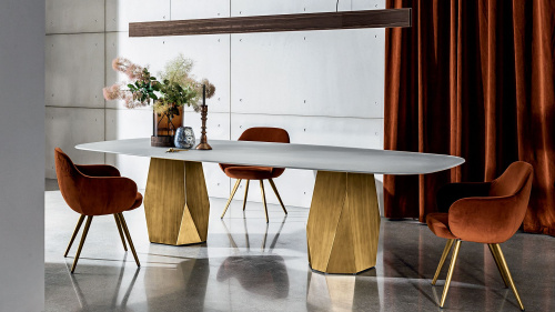 Фото №2 - Deod Dining table with two legs(DEODTWOBASES)