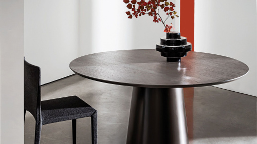 Фото №2 - Totem Dining Table with wooden top(TOTEMWOOD)