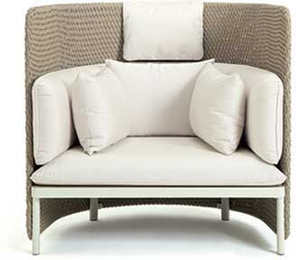 Фото №3 - Knit armchair with upholstered seat(ET015)