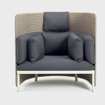 Фото №4 - Knit armchair with upholstered seat(ET015)