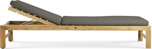 Фото №4 - Sand chaise longue made of solid teak(ET033)