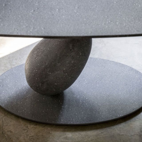 Фото №6 - Oval dining table made of Matera stone(MATERAOVAL)