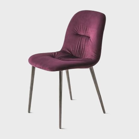 Фото №1 - Chantal upholstered chair with metal legs(CHANTAL)