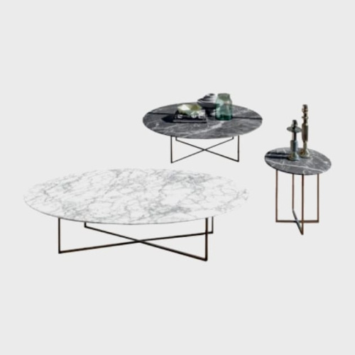 Фото №1 - Sabi coffee table with marble top(SABIMARBLE)