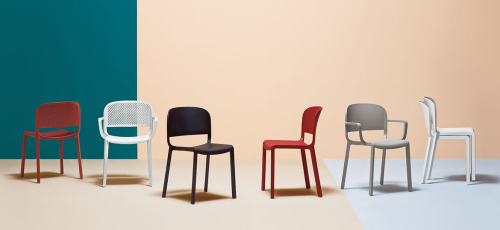 Фото №1 - Set of 4 plastic Dome chairs(DOME260)