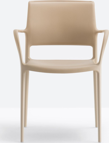 Фото №2 - Set of 4 plastic chairs with Ara armrests(2S136706)