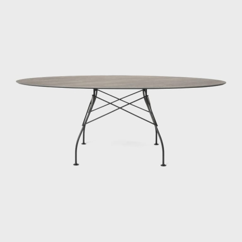 Фото №1 - Glossy Marble Dining Table(2S140569)